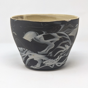 Swirling Dervish #005 64oz Large Porcelain Bowl
