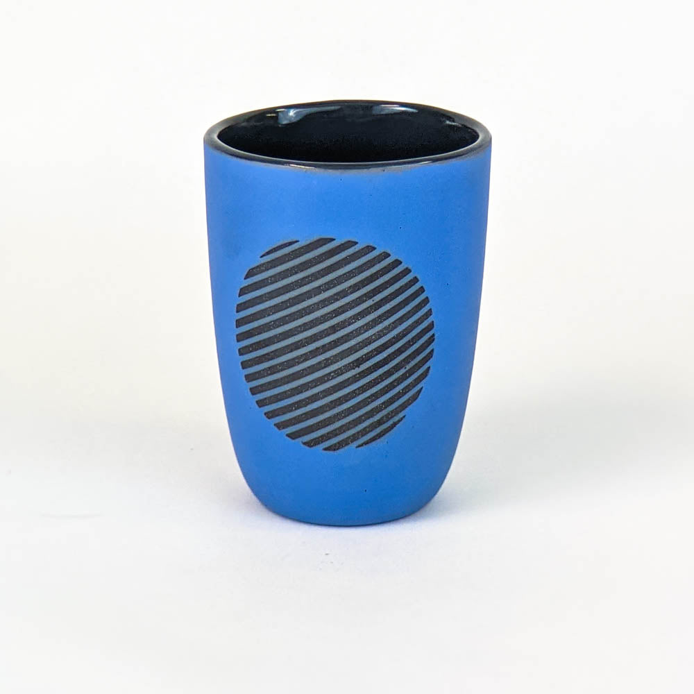 16 oz Porcelain Cup with Travel Lid