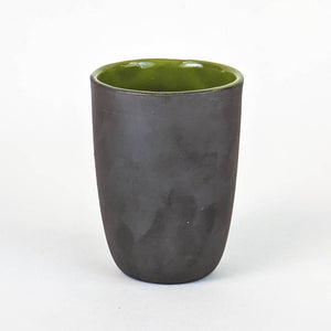 Avocado 16 oz Porcelain Cup with Travel Lid